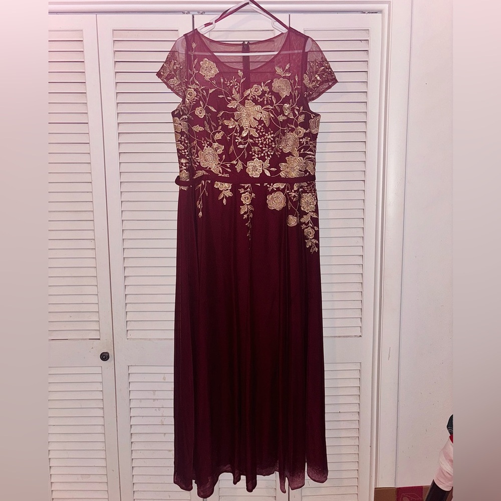 Women’s Embroidered Gown Dress